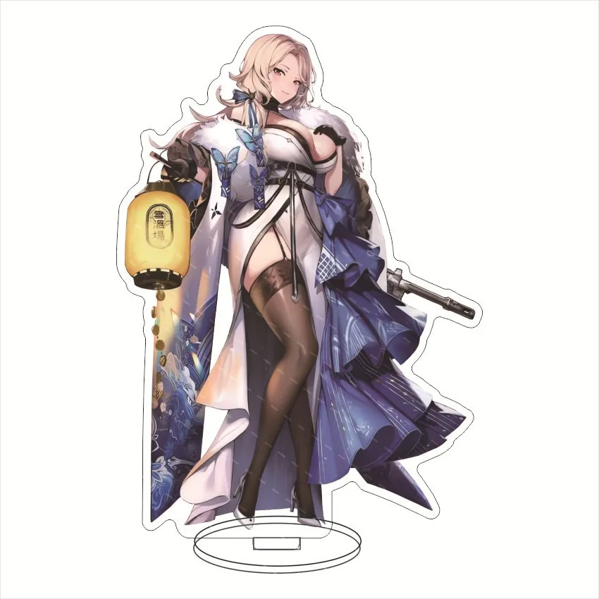 رائجة البيع أنيمي نايكي آلهة النصر حامل الاكريليك الشكل إيما ميراندا الدائمة نموذج لوحة Firend سطح المكتب مجوهرات هدية