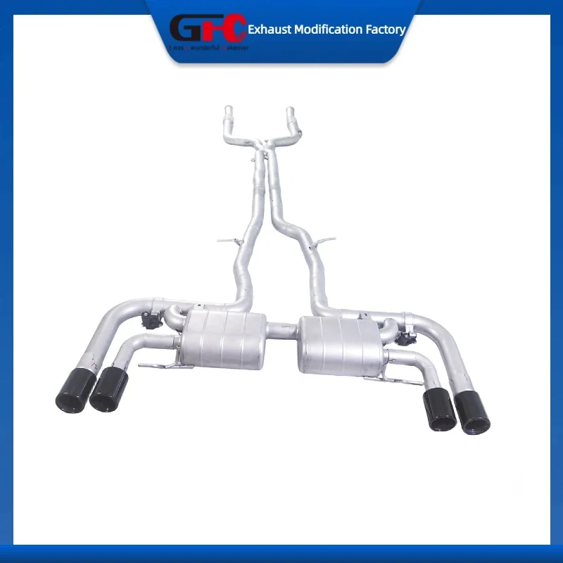 Catback Valvetronic Exhaust Pipe for Benz GLC43 X253 C253 AMG 3.0T 2016-2022 High-Performance Stainless Steel Exhaust Muffler