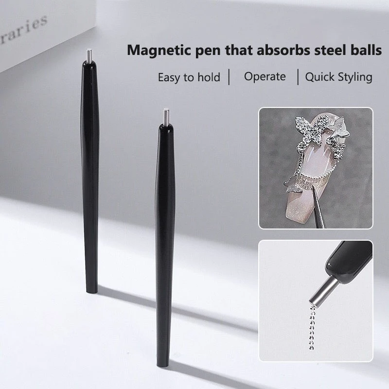 Nail Tools Suction Steel Ball Special Magnet Pen Nail Art Super Strong Iron Suction Cat Eye Nail Polish Bead Chain Tool