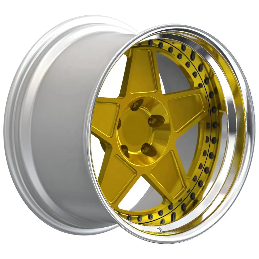 

Classic Pentagram Two-piece 18 19 20 21 22inch Deep Dish Forged Wheel