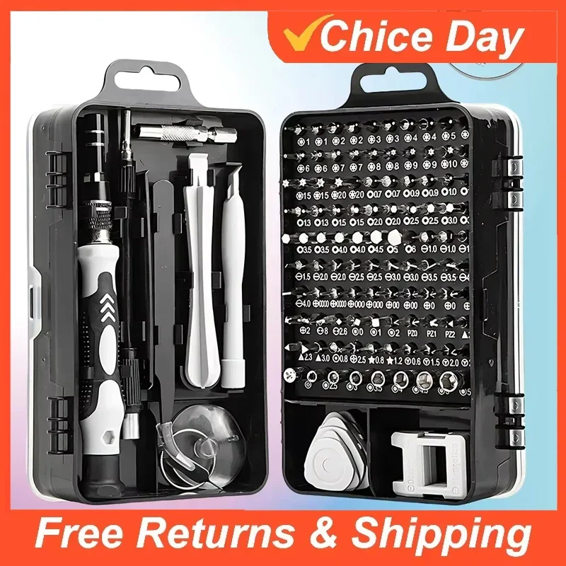 

1 комплект, 115 в 1, прецизионная отвертка, инструменты для прецизионных отверток, гайковерт, профессиональные магнитные инструменты для ремонта, ремонт ноутбука