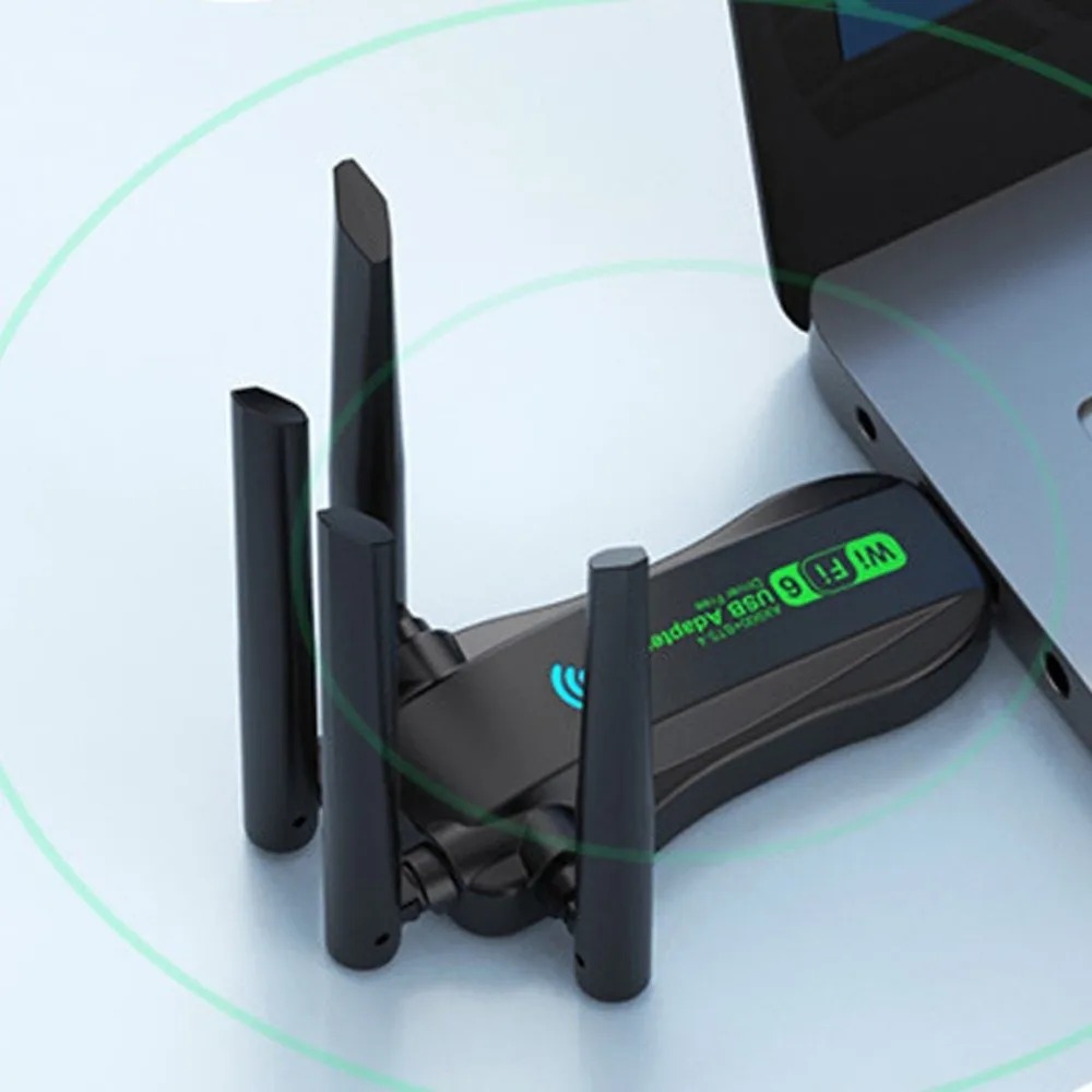 AX900 ثنائي النطاق WiFi6 USB محول 4 هوائي بلوتوث 5.4 900Mbps واي فاي دونغل استقبال واجهة USB بطاقة الشبكة اللاسلكية