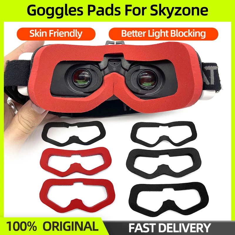 FPV Goggles Sponge Pad Protective Cover Sponge Foam Eye Pad Comfortable For Skyzone Goggles FPV Drone Spare Parts