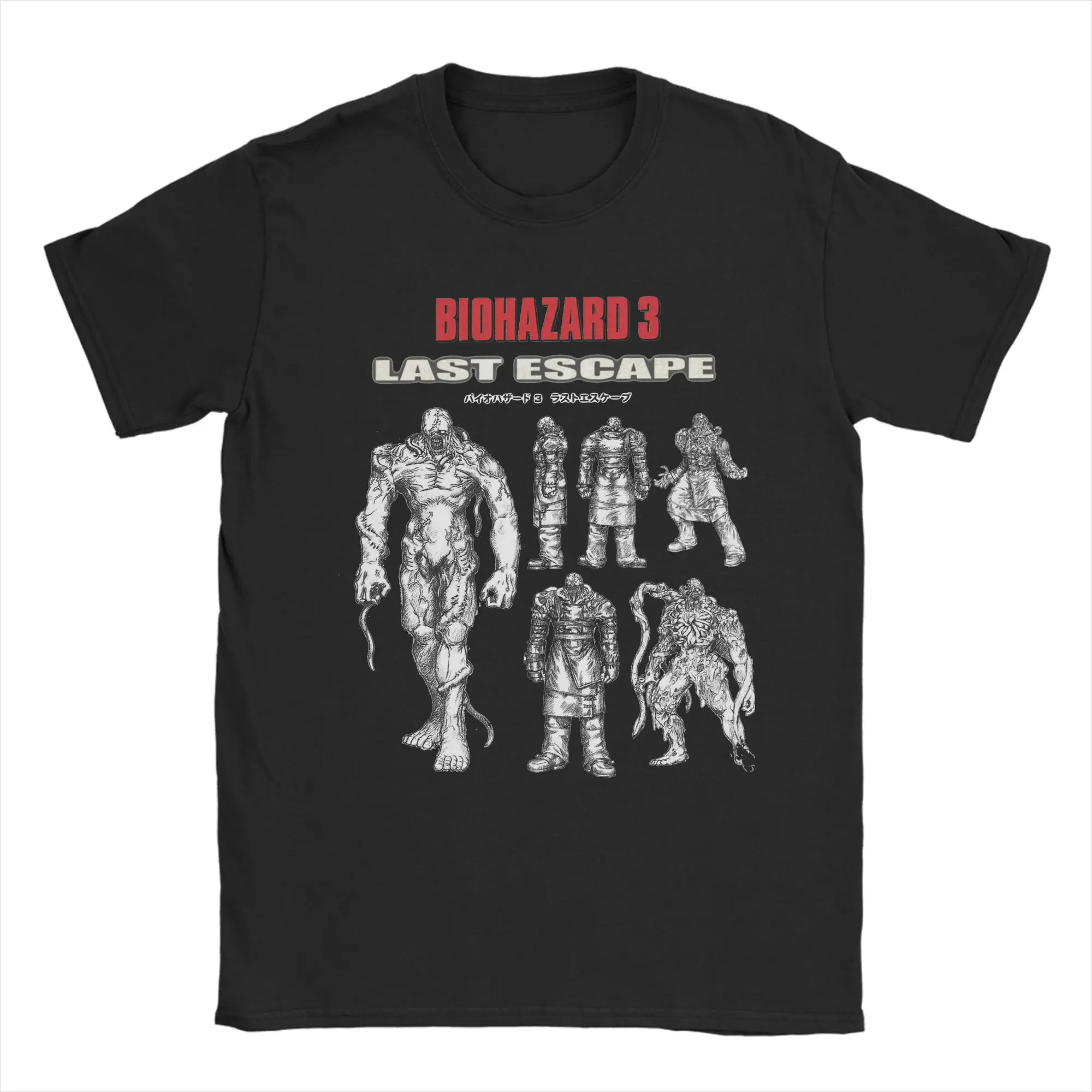 Men Women's Residents Evils Nemesis T Shirts 100% Cotton Clothes Vintage Short Sleeve Round Collar Tees Plus Size T-Shirt