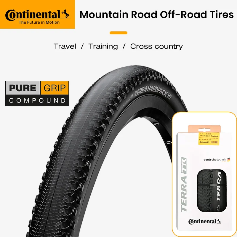 Continental Terra Hardpack 27.5\'\' 29\'\' Foldable Bicycle Tyre MTB Folding Clincher Tire Training Travel Bike Tubeless Ready Tyre