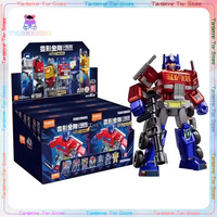 Blokees Anime Figure Block Led Shining Version2-Shine1985 Transformer Optimus Prime Robot Building Blocks Toy Kids Birthday Gift