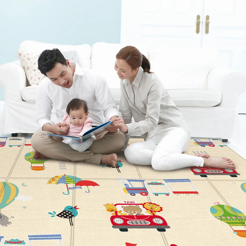 Tapis de jeu pliable pour bébé, jouets pour enfants dans la pépinière, tapis d\'escalade, puzzle de polymères pour enfants