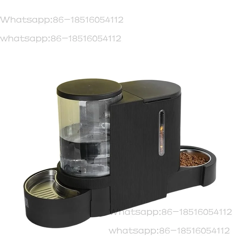 Automatic feeder cat drinking water integrated feeding cat self-service feeding machine dog water drinker pet supplies