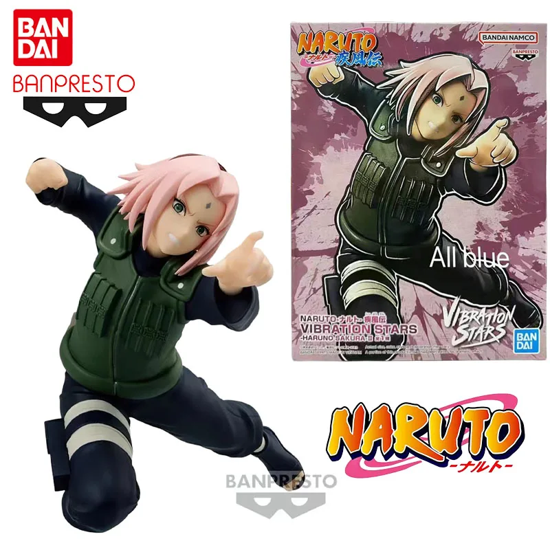 

Bandai Banpresto Genuine NARUTO Anime Figure VIBRATION STARS Haruno Sakura Action Toys for Kids Christmas Gift Collectible Model