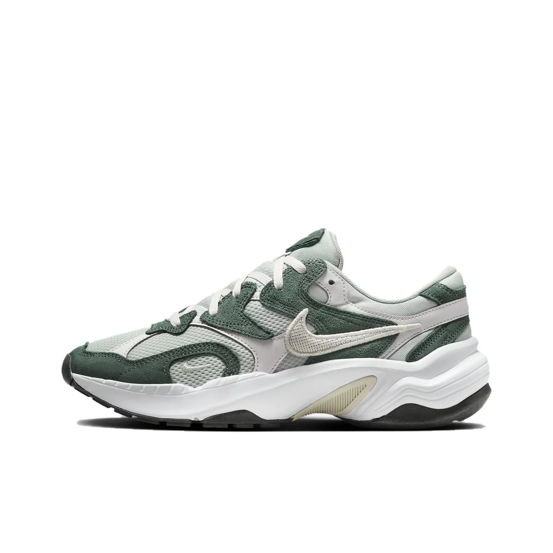 Nike AL8 Casual Shoes Women's Low Top White Green FJ3794-300