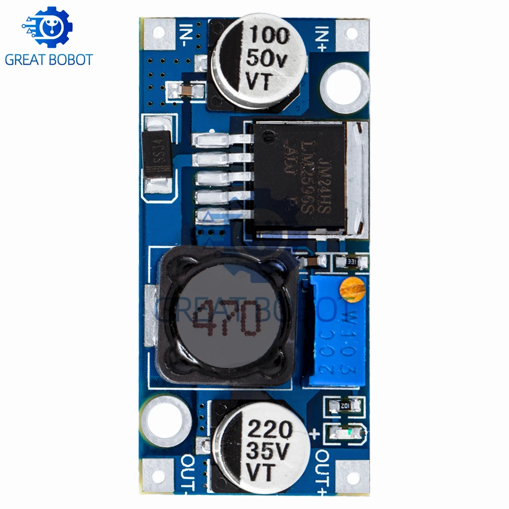 BS Ultra Small LM2596S 3A Adjustable DC-DC Buck Step Down Voltage Regulator Module 24V to 12V 5V 3V
