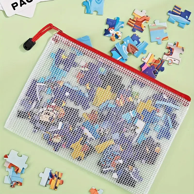 24pcs A4 Size PVC Zippered Document Bags Waterproof Soft Clear Pouches for Office School Travel File Jackets File Pockets