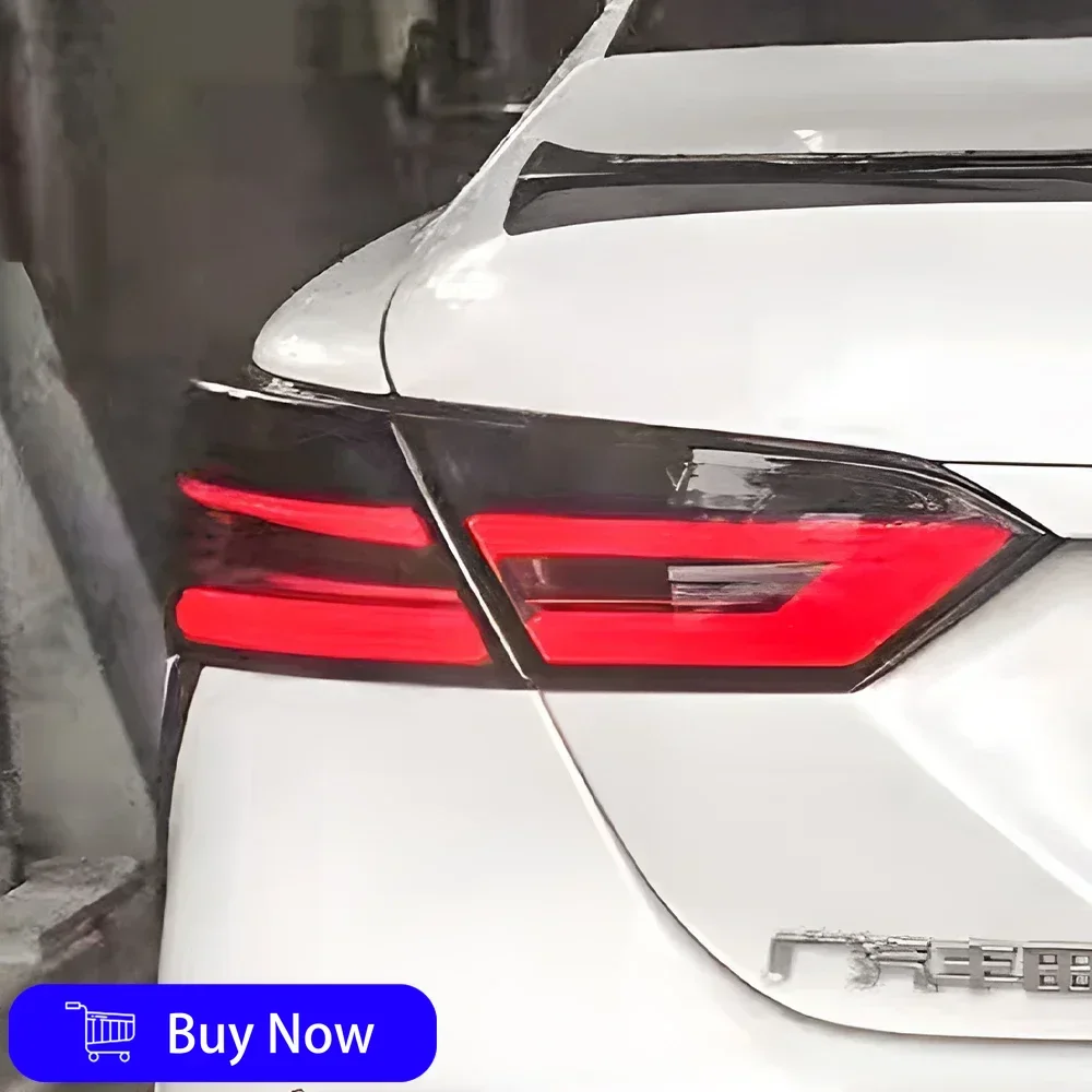 لتويوتا كامري 8th 2018-2023 مجموعة المصابيح الخلفية للسيارة مصابيح خلفية خلفية معدلة LED ملحقات إشارة الانعطاف الفرامل الديناميكية #6