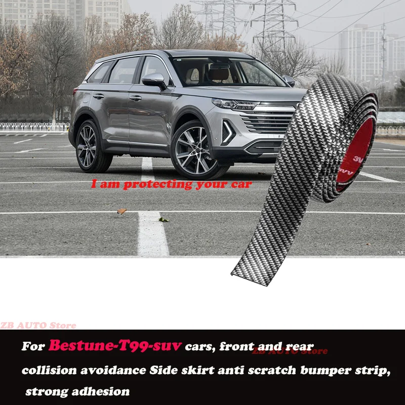 

Strong adhesive bumper strip, front and rear lip side skirts, collision and scratch resistant, suitable For Bestune-T99-Suv