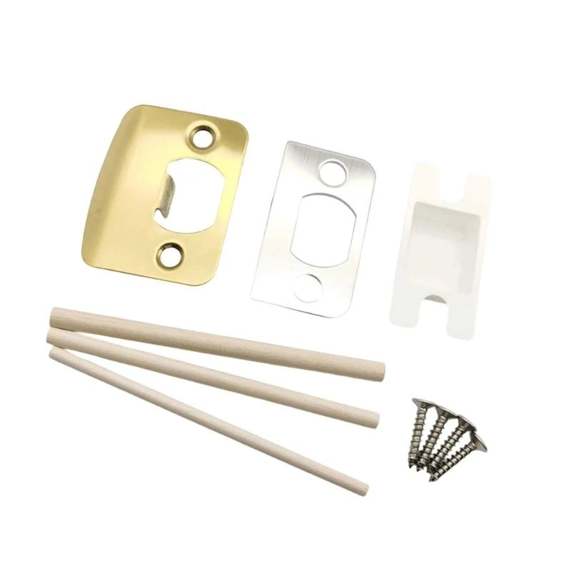 J2HB Multipurpose Standard Convenient Door Strikes Plate With Shims Residential Security Designs Fix Door Latches