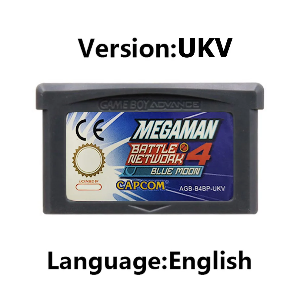 GBA لعبة خرطوشة MegaMan 32 بت لعبة فيديو وحدة التحكم بطاقة Megaman Zero 1-4 Megaman Red Sun Blue Moon لـ GBA #5