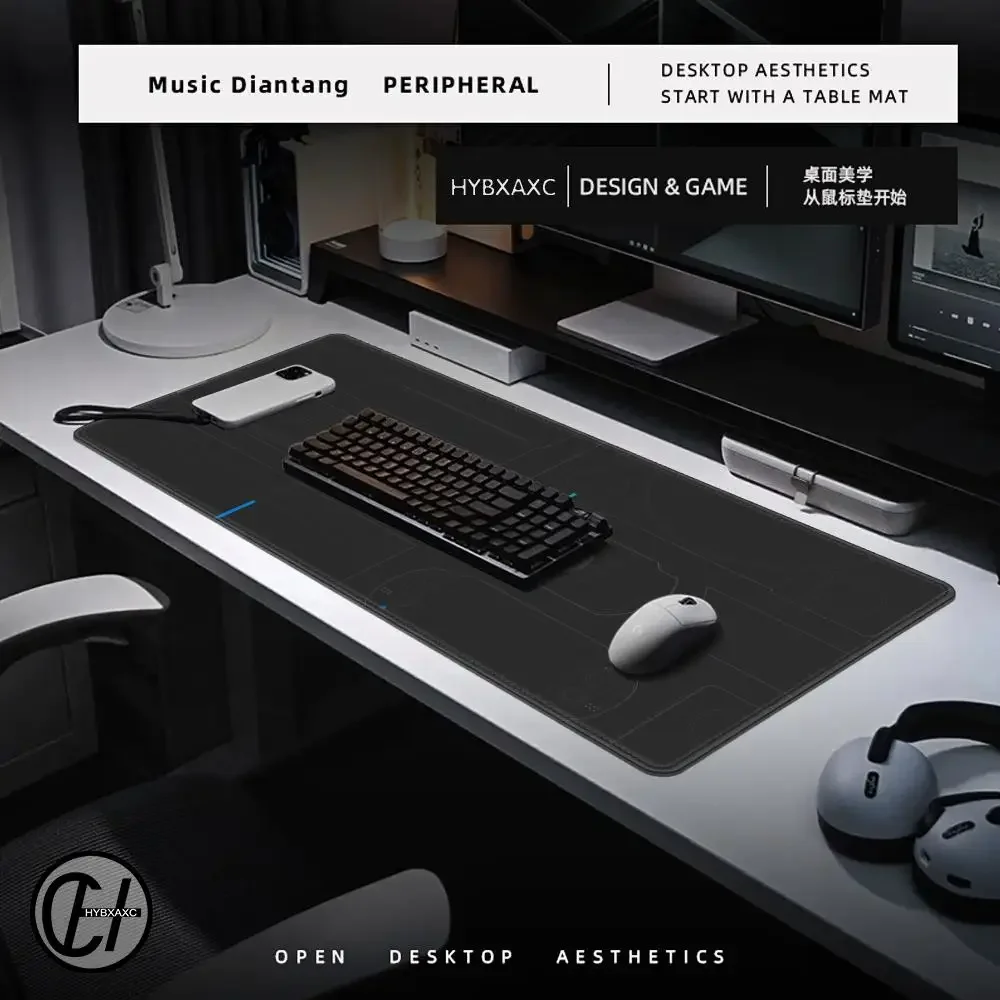 وحدات تحكم ألعاب الفيديو لوحة الماوس لطيف HD لوحة مكتب تمديد الألعاب لوحة المفاتيح الحصير كبيرة 90x40 سنتيمتر XXL ألعاب ماوس #5