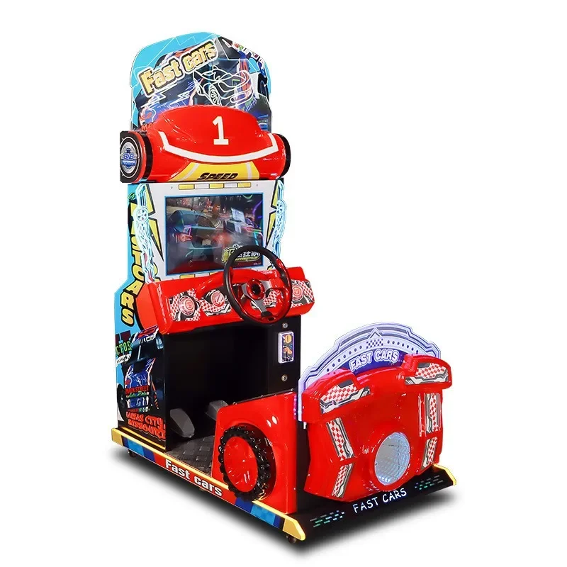 

Racing Game Playground Video Game City Game with Throttle