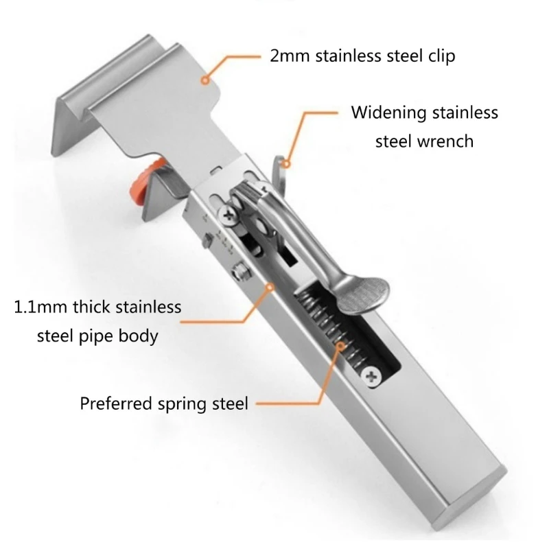 Drawer Stabilizers Clip Easy to Installion Required for Secure Storage Solution