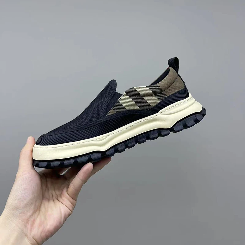 Men\'s Summer Canvas Shoes Ice Silk Cloth Shoes Breathable Casual Popular Fashion Flat Shoes
