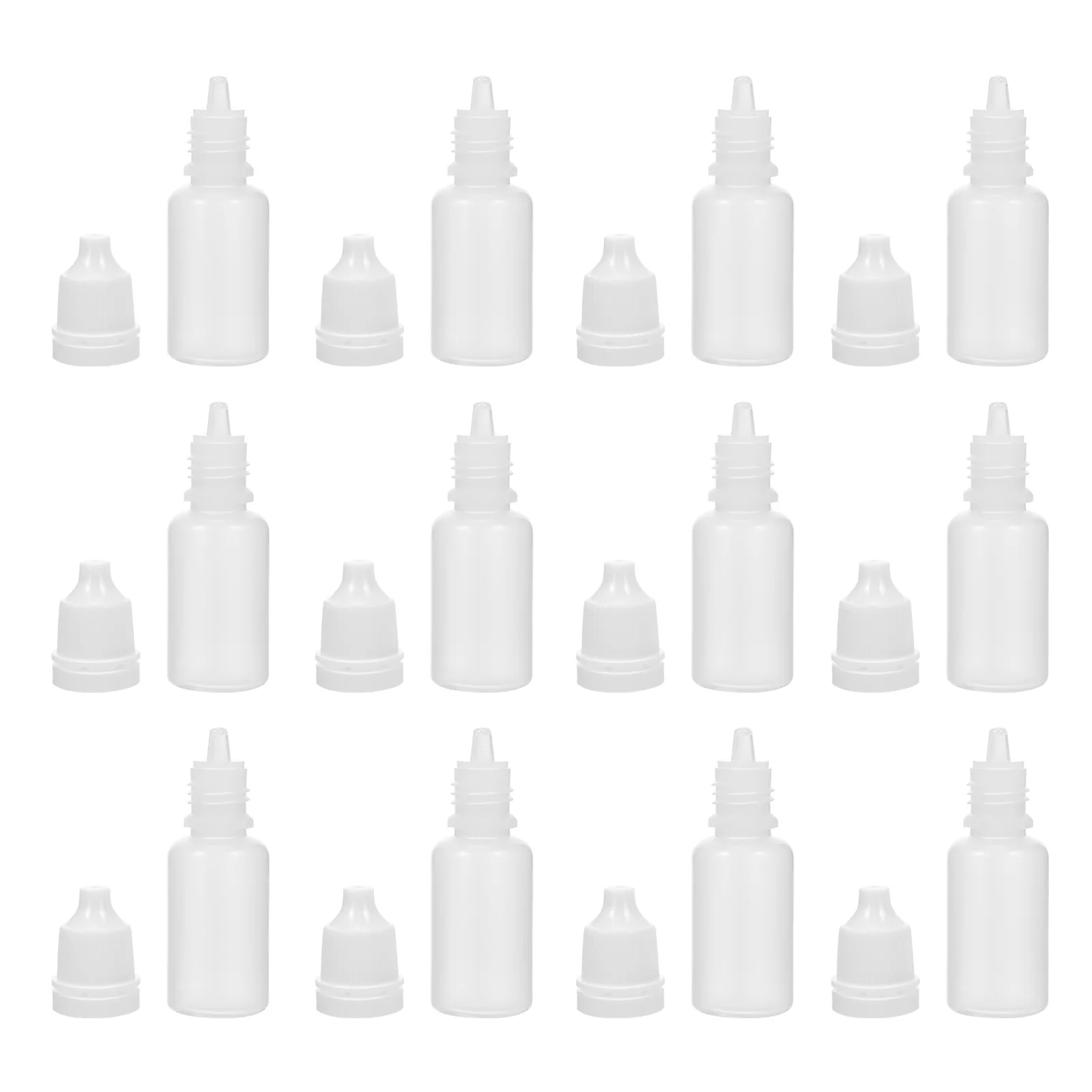

50Pcs Small Drip Bottles Portable Essential Oil Dispensers Refillable Containers Travel Sub Bottles Leakproof
