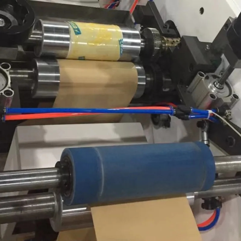 HJRY-320 5 Color Film Foil Flexographic Printer Uv Ir Dryer Ink Stack Type Web Guide Flexo Printing Machine