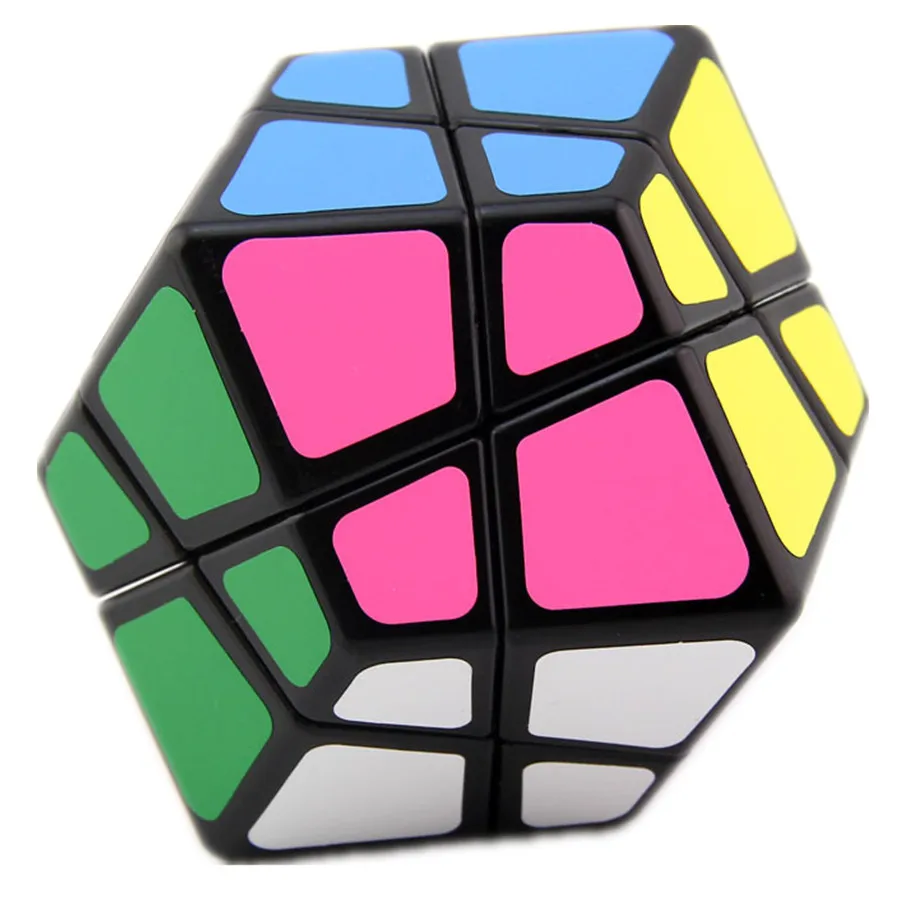 Lanlan-4軸12面マジックキューブ、黒エイリアン、大人のおもちゃパズル、そわそわおもちゃ、学生