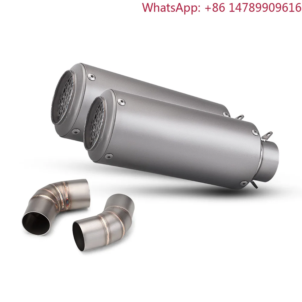 Motorcycle Accessoriesmm Universal Motorcycle Exhaust Muffler, Off-Road Escape Pipe With DB Killer, Rally For Adventure Moto Bi