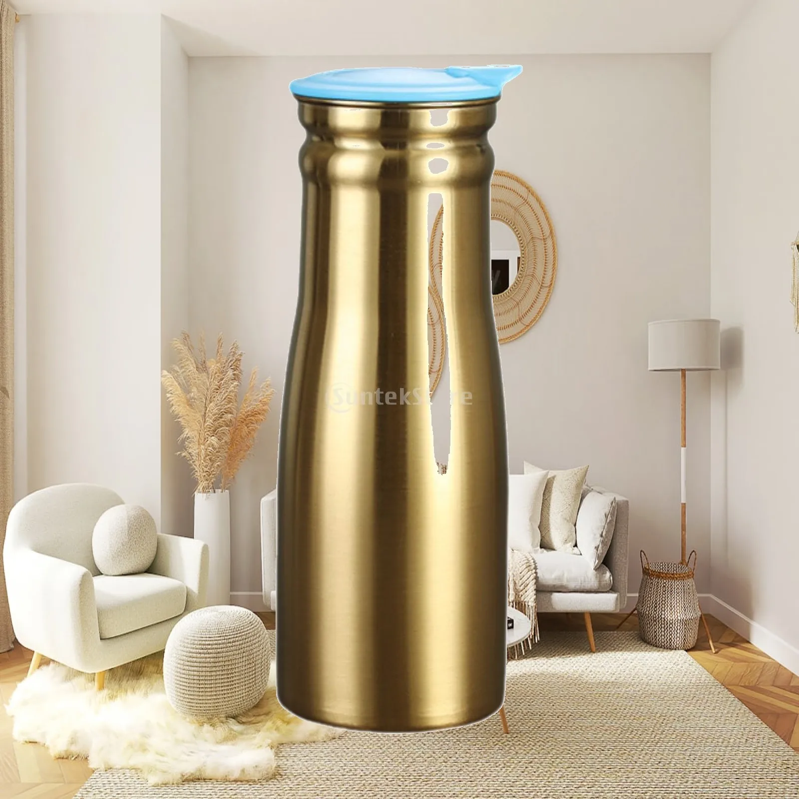 

Durable Stainless Steel Water Jug Large Capacity Drinks Container for Daily Home Restaurant Party