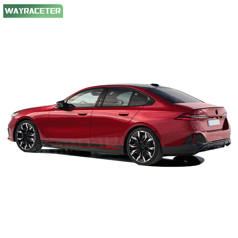 2 قطعة الباب الجانب المشارب تنورة ملصق فينيل لسيارات BMW 5 سلسلة 2024 2025 G60 530 520d G61 بجولة M60 i5 M الأداء الملحقات #6