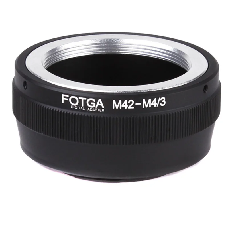 Fotga Adapter Ring for M42 Lens to Micro 4/3 Mount Camera Olympus Panasonic DSLR Camera M42 Mount Len to Micro 4/3 Mount Adapter