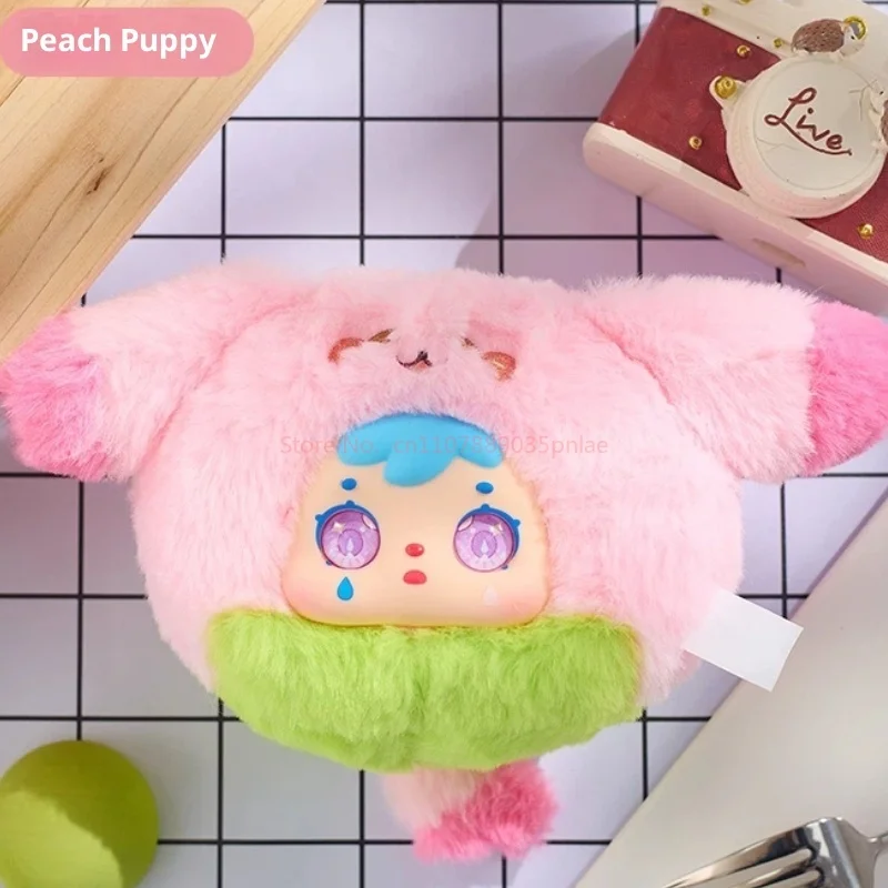 حقيقي صامويل الفاكهة الحيوان الجنة سلسلة صندوق أعمى لطيف أفخم دمية المفاتيح حقيبة سحر هدية للنساء والفتيات #5