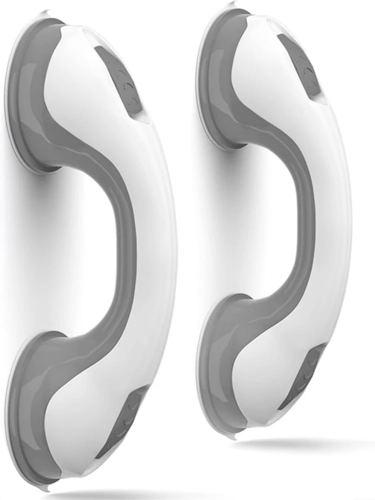 2PCS Vakuum Saugnapf Dusche Haltegriffe Wc Nicht-slip Unterstützung Griffe Bad Sicherheit Haltegriff Griff Ältere Kind handlauf – Detail 1