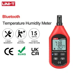 UNI-T UT333BT Bluetooth Mini LCD Digital Air Umidità di Temperatura del Tester del Termometro del Calibro del Tester UT333 Aggiornamento