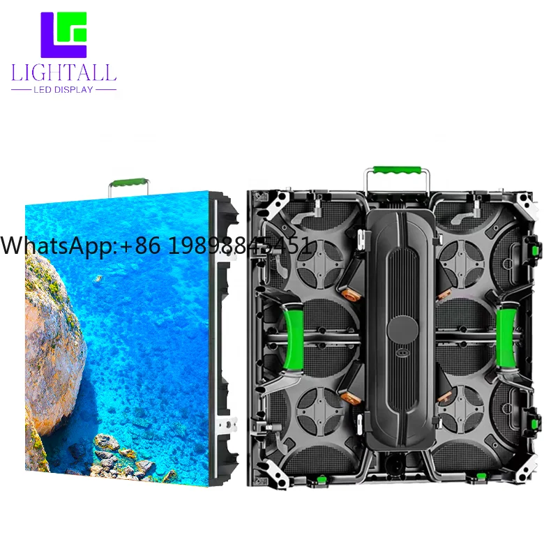 

P2.6 P2.9 P3.91 Полноцветный Hd Коммерческий Открытый Крытый 500*500 мм Сценический светодиодный экран Видеостена Портативный Renta Светодиодный панельный дисплей