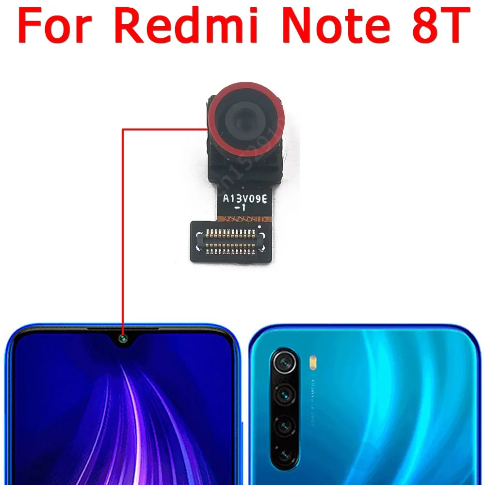 Front Rear Back Camera For Xiaomi Redmi Note 8T 8 T Main Facing Frontal Selfie Camera Module Replacement Spare Parts