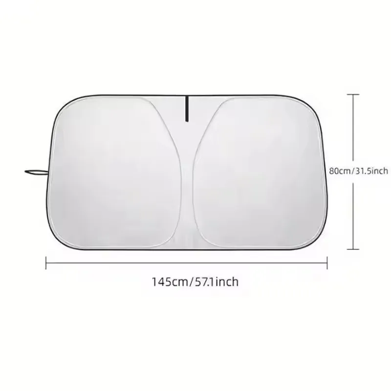 Car Front Window Sunshade Cover Sun Shade Windshield Visor Windscreen Folding Auto UV Protection Curtain Styling Accessories image 6