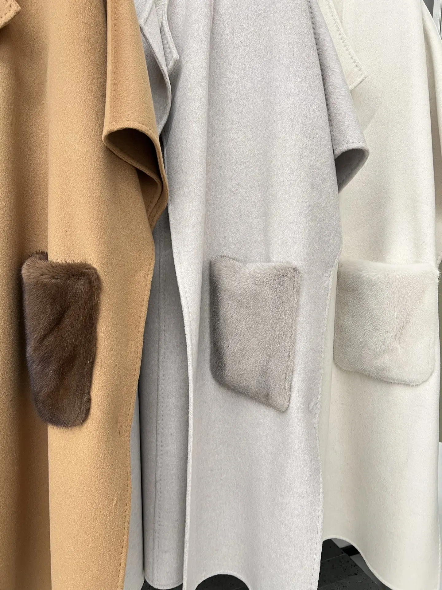 New Autumn/Winter High-Quality Cashmere Coat Fabric: High-Count Blend Of 10% Cashmere And 90% Wool