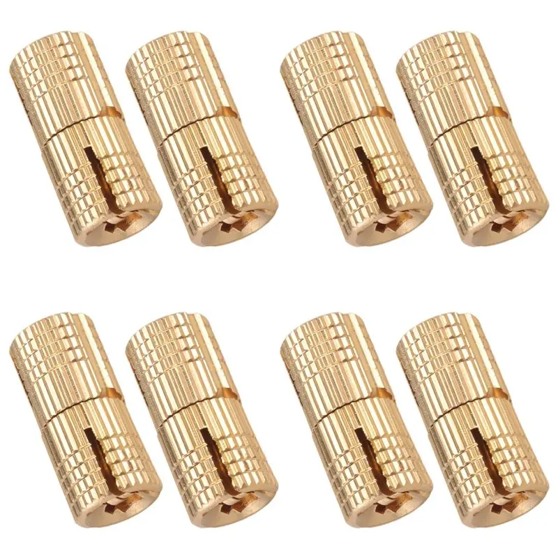 Beicai 8 Stück 10 mm Messing-Zylinderscharniere, 180 Grad Öffnungswinkel, verdeckte Möbelscharniere für DIY-Schmuckkästchen, Handarbeit - b61b – Detail 7