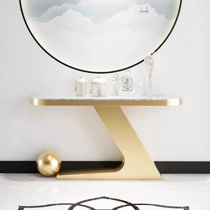 

Trendy Corner Table Beauty Elegant Nordic Unique Console Tables Delicacy Unique Mesa Esquinera De Sala Home Furniture