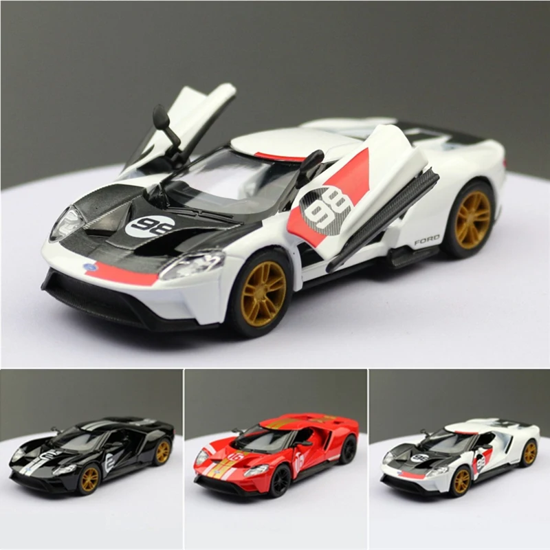 1:38 2017 Ford GT Alloy Sports Car Model Diecasts Metal Toy Track Racing Car Vehicles Model Simulation Collection Childrens Gift