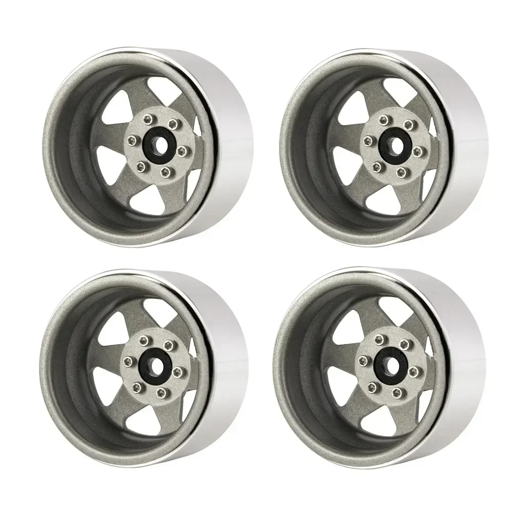 

8.9mm Metal 1.9" Beadlock Wheel Rim Deep Dish Hub for 1/10 RC Crawler Car TRX4 Axial SCX10 90046 UTB18 (W1948)