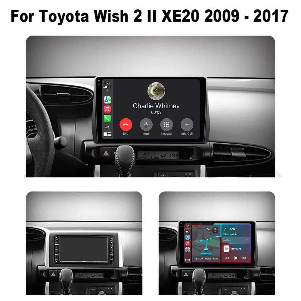 Upgrade For Toyota Wish 2 ll XE20 2009 -2017 Wireless Carplay Car Multimedia Player Modify HD Touch Screen Android Auto Car Play