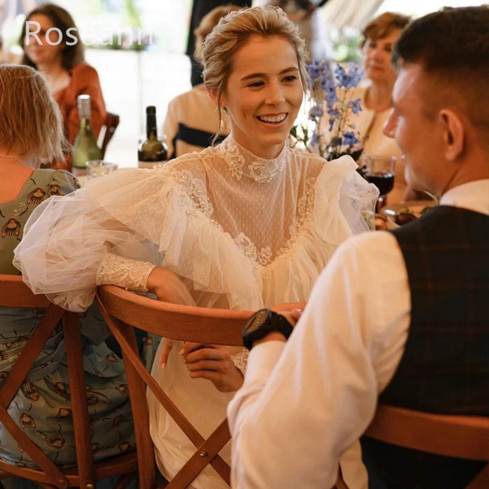 Vestidos de casamento em cetim, pregas drapeadas, tule, manga comprida, vestido de noiva, alta qualidade, novo design, 2023