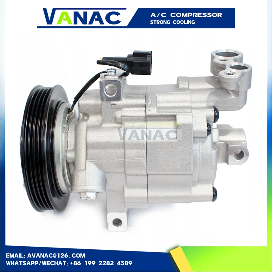 

Компрессор переменного тока для Nissan Micra 1.2 2002--2010 DKV-08R 92600-AX800 92600-AX80A 92600-AX80B 92600-AX84B 506021-6860 506021-7430