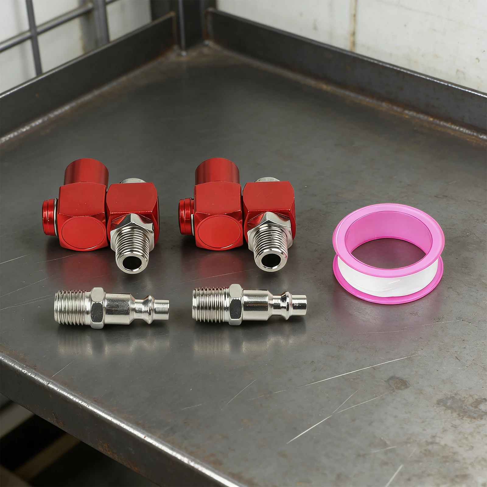 Air Hose Swivel Adapter with D - đánh giá và giá Swivel Air Hose Fitting Quick Connect 1/4