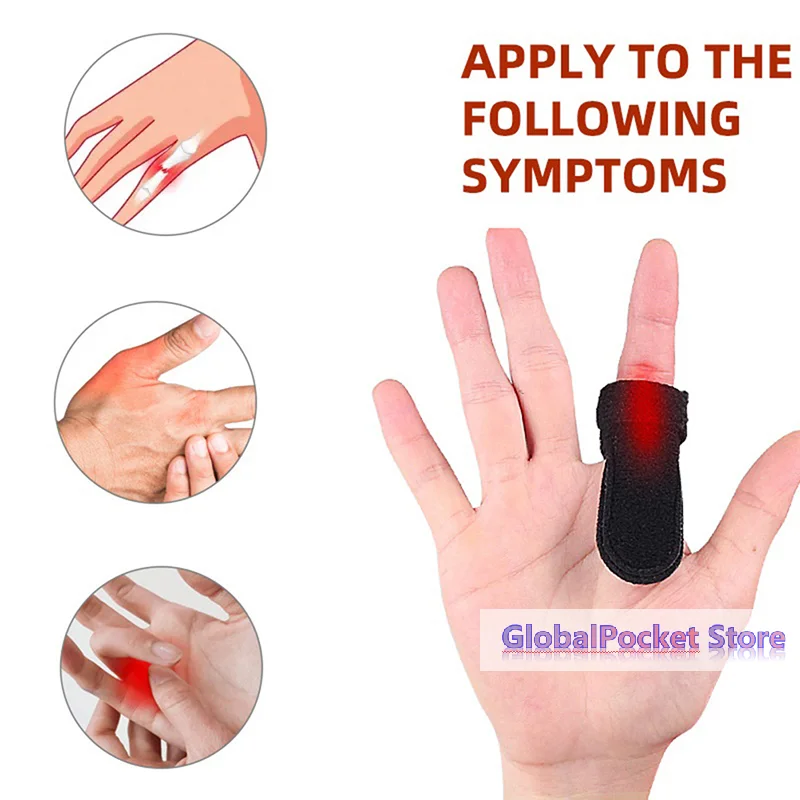 Pain Relief Trigger Finger Fixing Splint Straighten Brace Adjustable  Dislocation Fracture Finger Splint Corrector Support