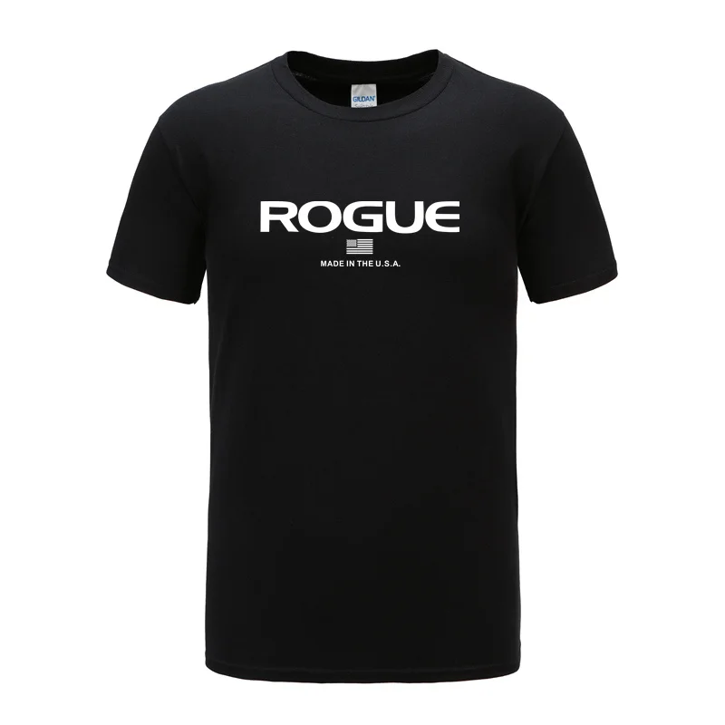 Rogue Fitness Custom Men White T-Shirt Tee 2024 fashion t shirt cheap tee hot tees Black Size S-4xl funny t-shirt TEE