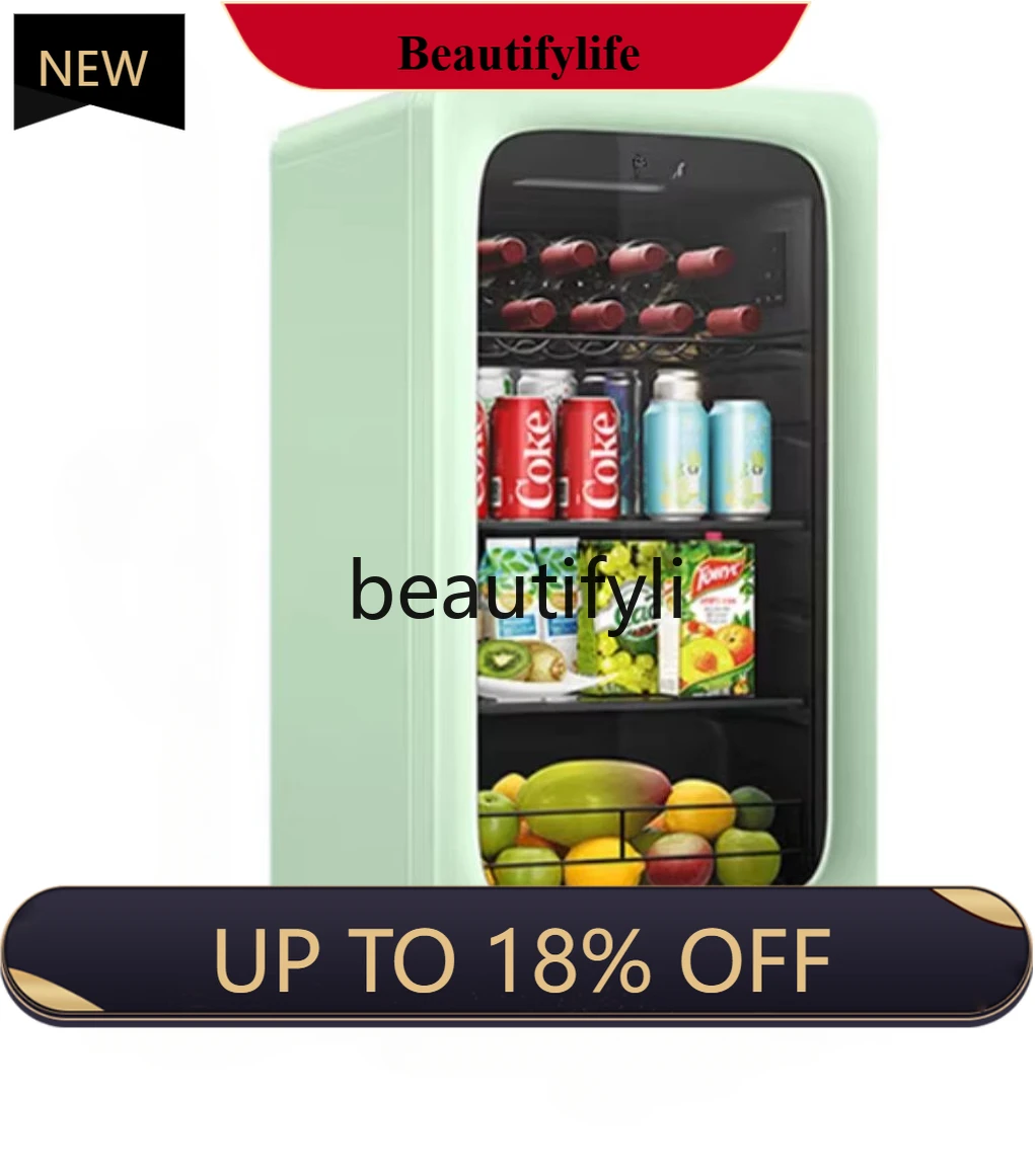 

92 liters ice bar vitality household living room refrigerator tea beverage cabinet office small refrigerator