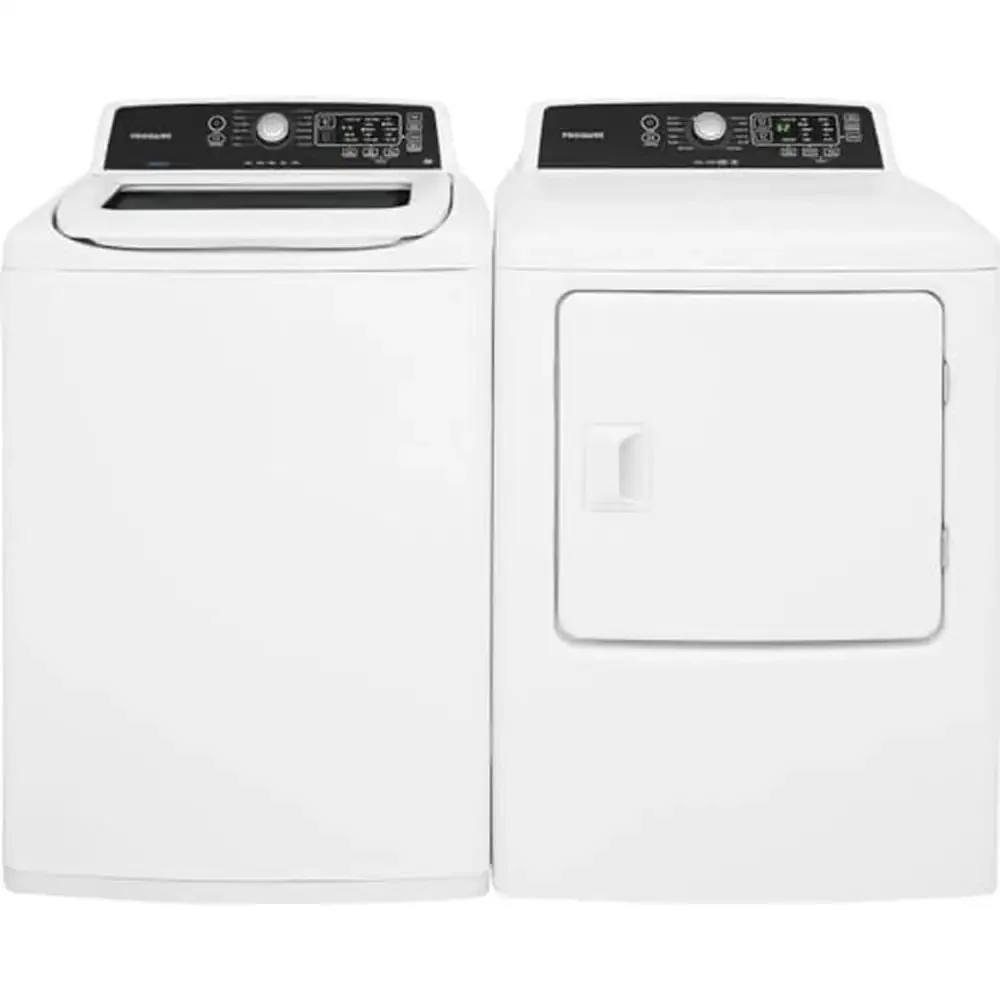 Large Capacity Electric Dryer 6.7 cu. ft. 10 Dry Cycles Quick Dry Active Wear Sanitize Eco Dry Multiple Cycle Options Five